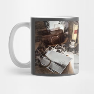 Vintage Photography Equipment Santa Monica Pier Mug